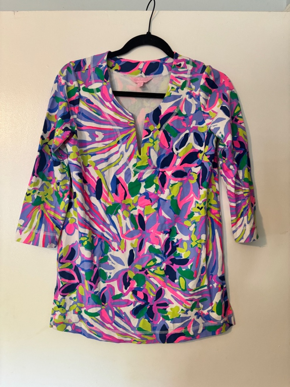 Lilly Pulitzer Floral Print Top, Size XS